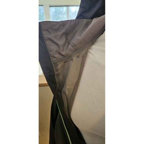 The North Face HyVent Hooded Windbreaker Ski Snow Rain Jacket Gray Men's Sz M - Picture 4 of 11